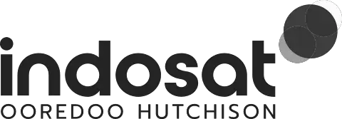 Logo Indosat.